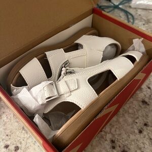 White Kids Sandals